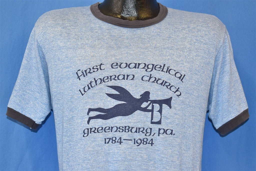 80s First Evangelical Lutheran Church Ringer t-shirt Medium product image 1