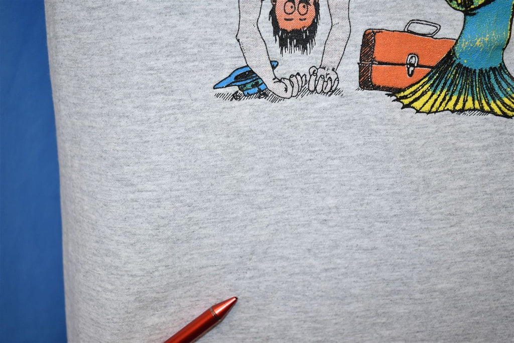 90s Onalaska Texas Fishing Cartoon Funny t-shirt Large product image 3