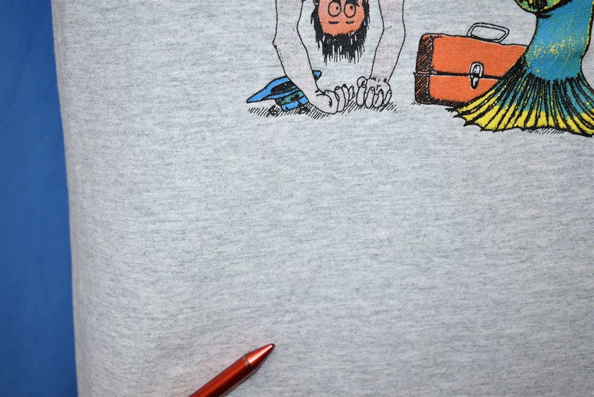 90s Onalaska Texas Fishing Cartoon Funny t-shirt Large product image 3