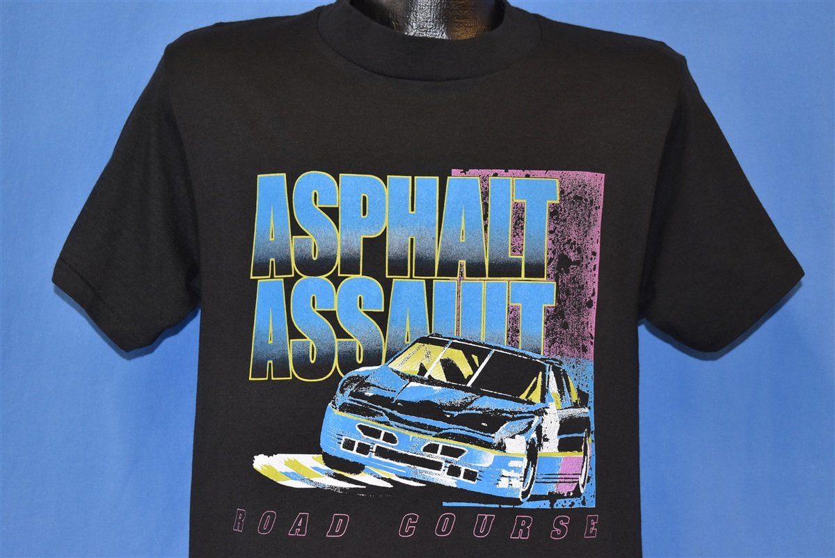 80s Asphalt Assault Road Course Racing t-shirt Medium product image 1