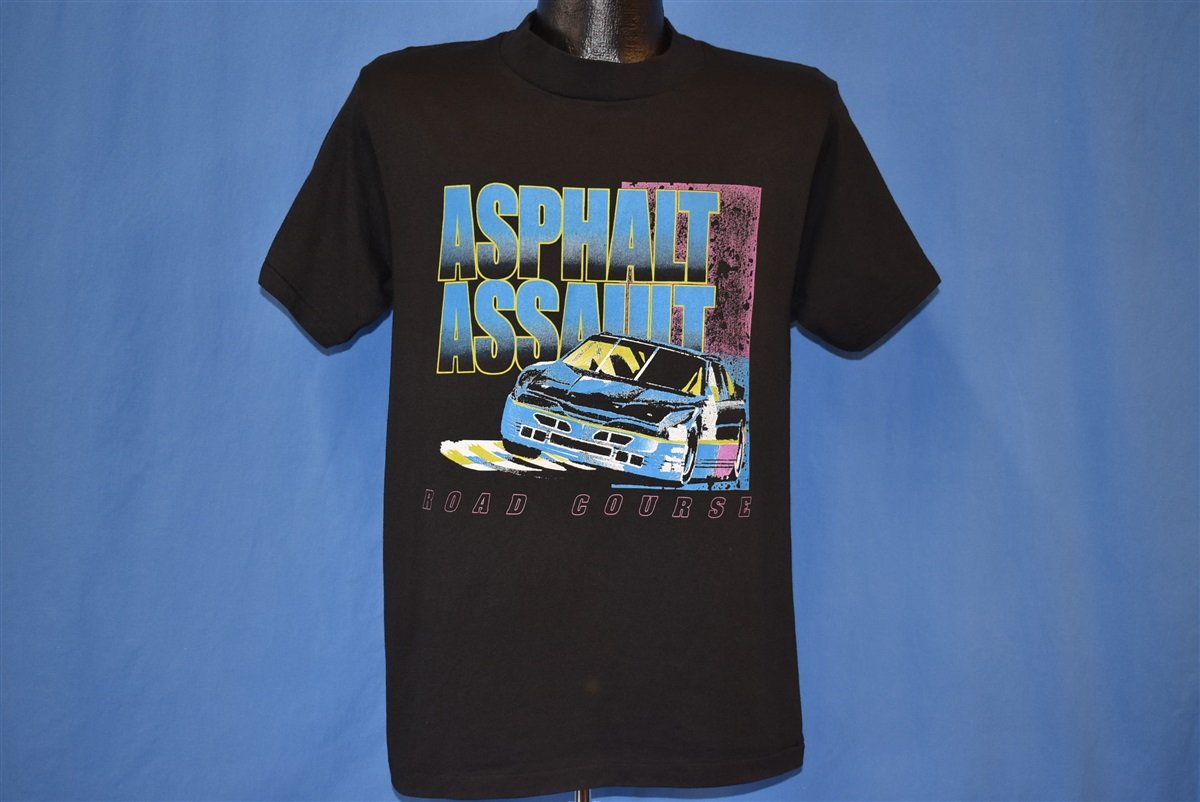 80s Asphalt Assault Road Course Racing t-shirt Medium product image 2