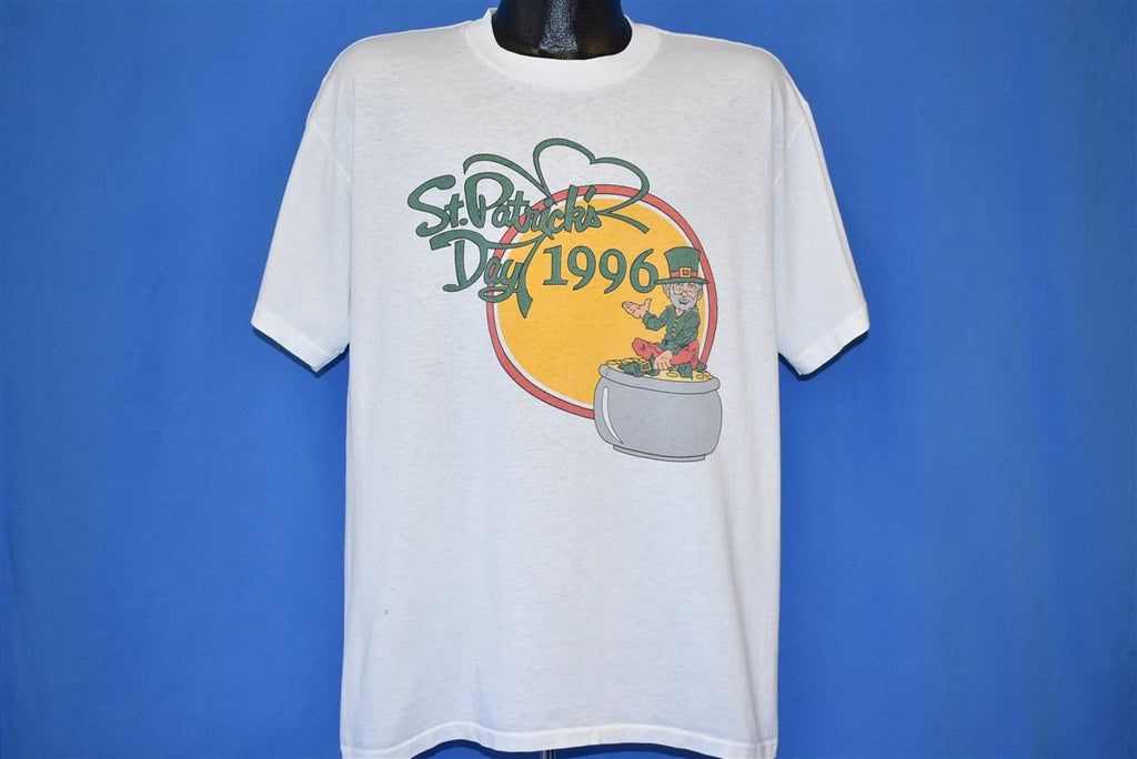 90s St. Patrick's Day 1996 Leprechaun t-shirt Extra Large product image 2