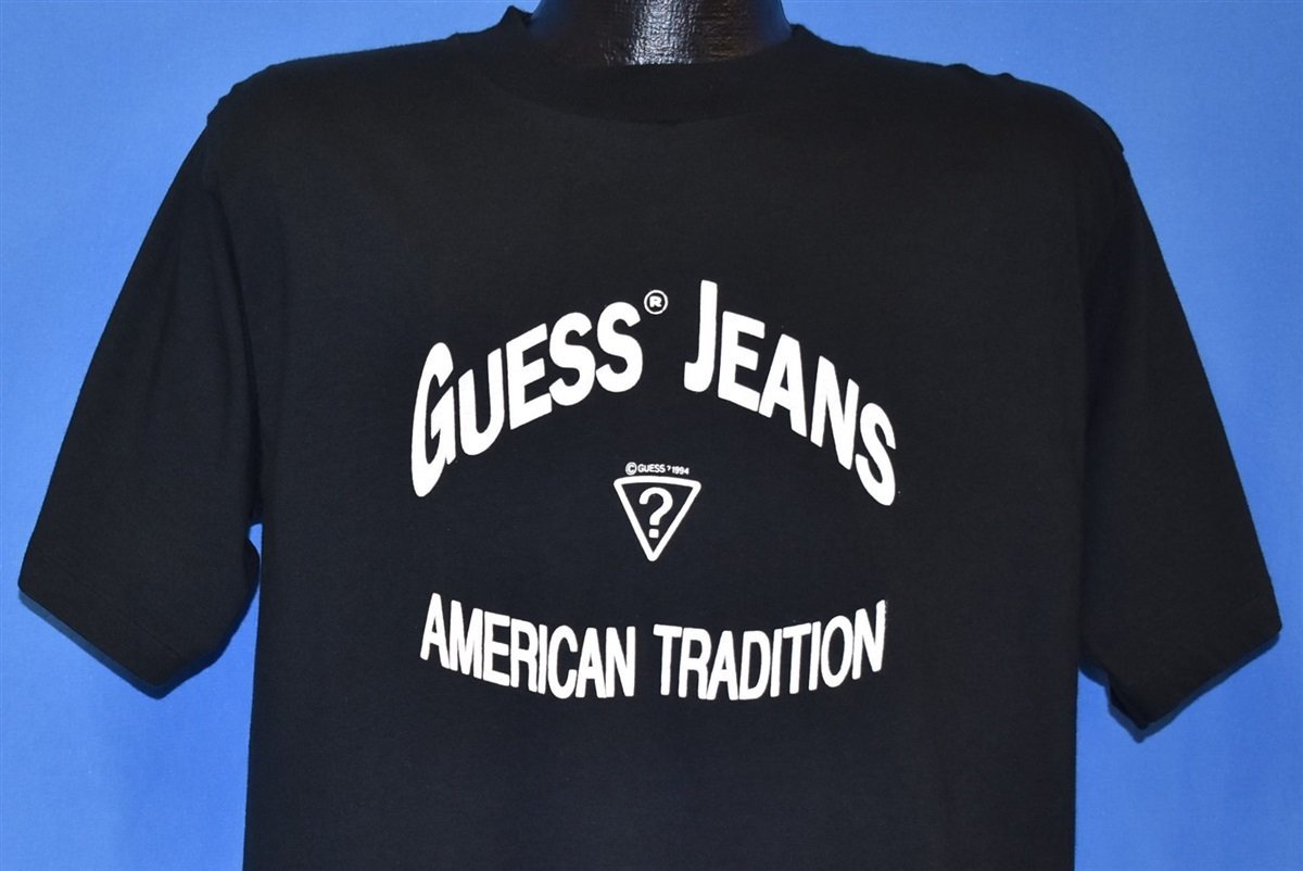 90s Guess Jeans 1994 Logo American Tradition t-shirt Large product image 1