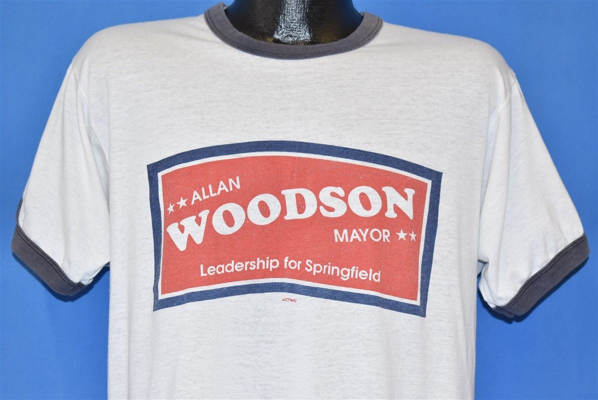 90s Allan Woodson Mayor Springfield Campaign t-shirt Large product image 1