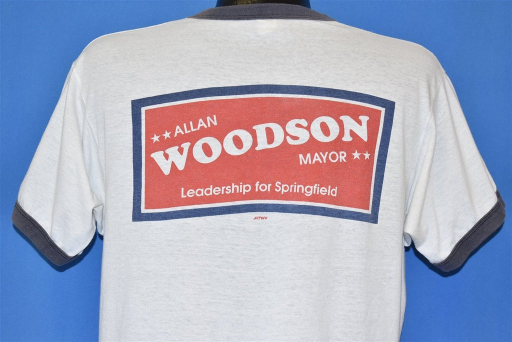 90s Allan Woodson Mayor Springfield Campaign t-shirt Large product image 3