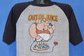 80s Out of Juice Pig Cartoon Funny Raglan t-shirt Extra product image 1