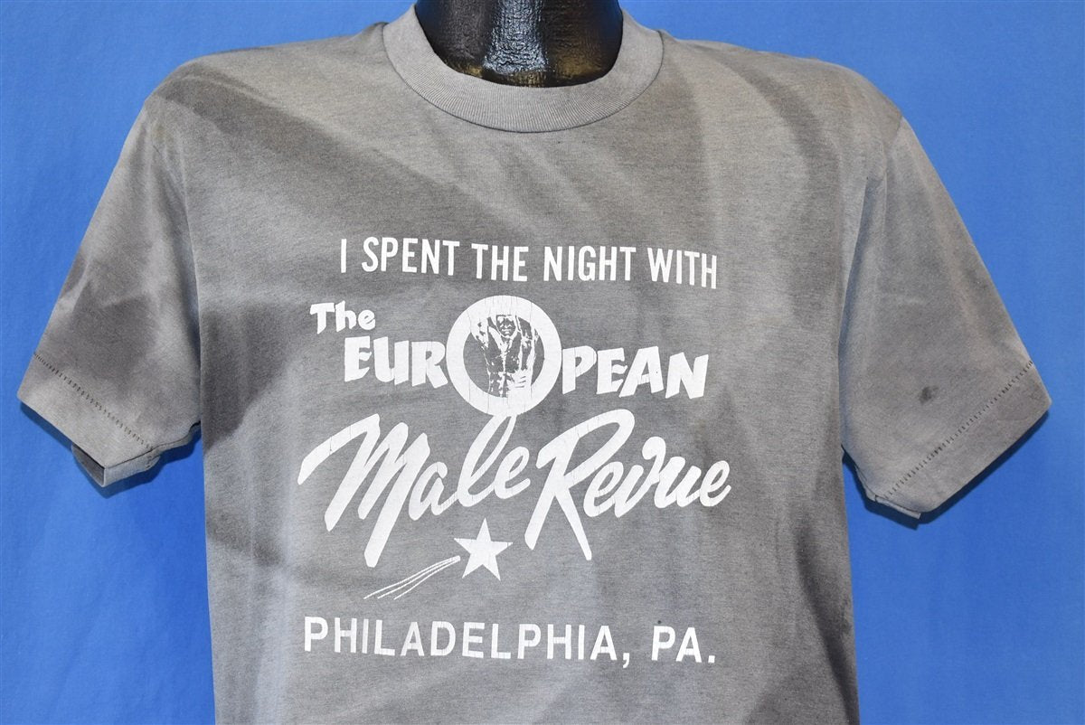 80s European Male Revue Philadelphia t-shirt Large product image 1