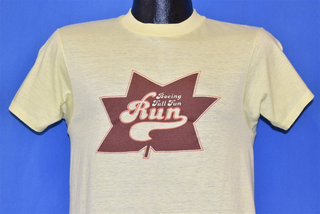 80 Boeing Fall Run Leaf Logo Road Race t-shirt Small product image 1