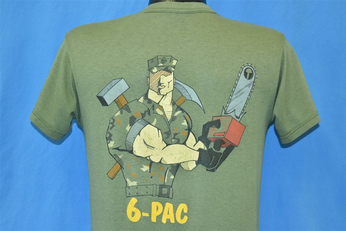 80s 6 Pac Soldier BCE VI Military t-shirt Medium product image 1