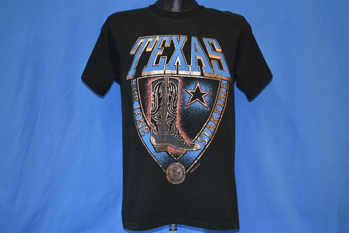 90s Texas Lone Star State Cowboy Boot t-shirt Medium product image 2
