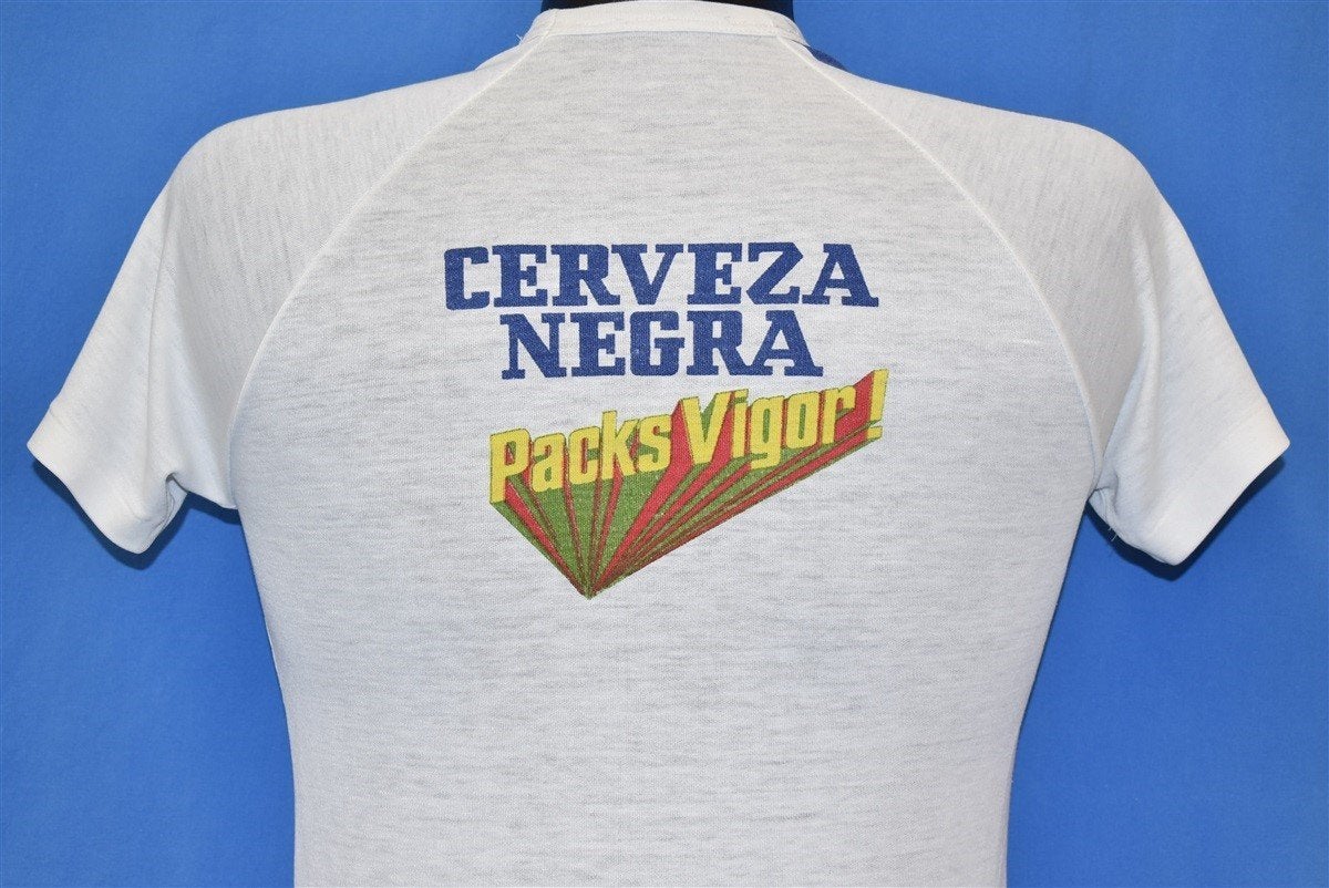 80s Cerveza Negra San Miguel Beer t-shirt Small product image 4