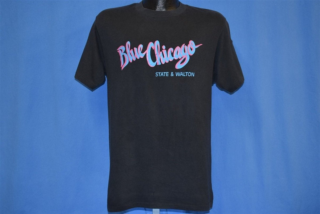80s Blue Chicago State & Walton Blues Music t-shirt Medium product image 2