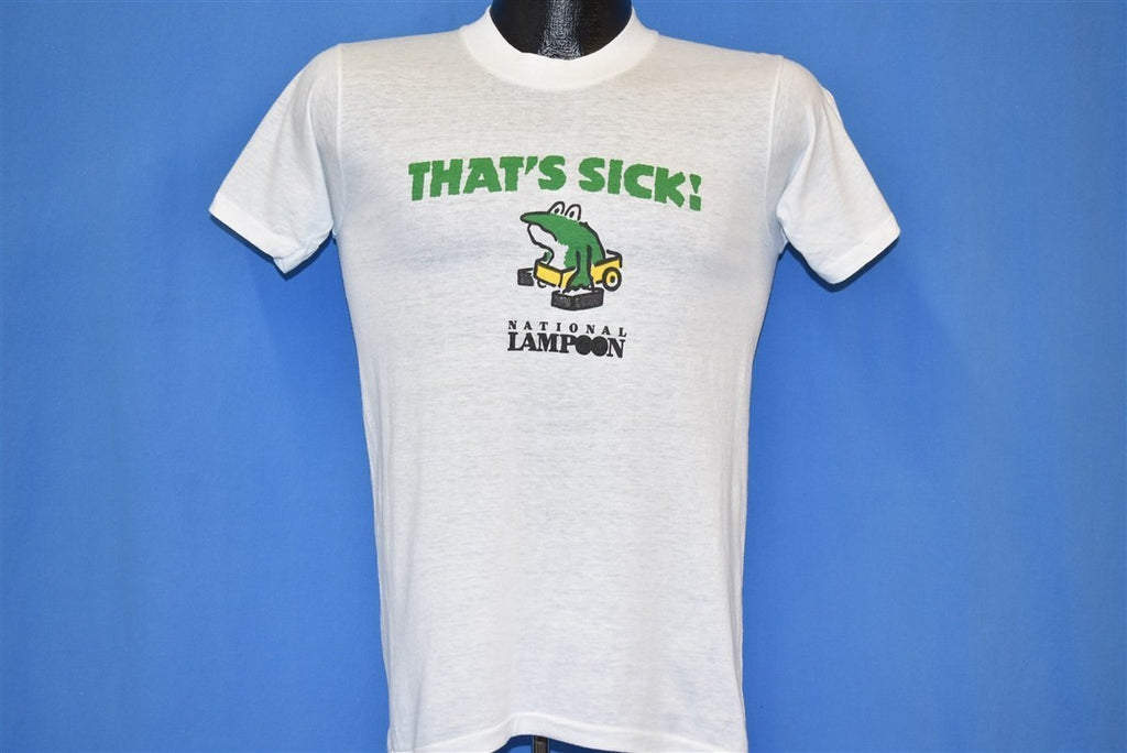 70s That's Sick National Lampoon Frog Comedy t-shirt Small product image 2