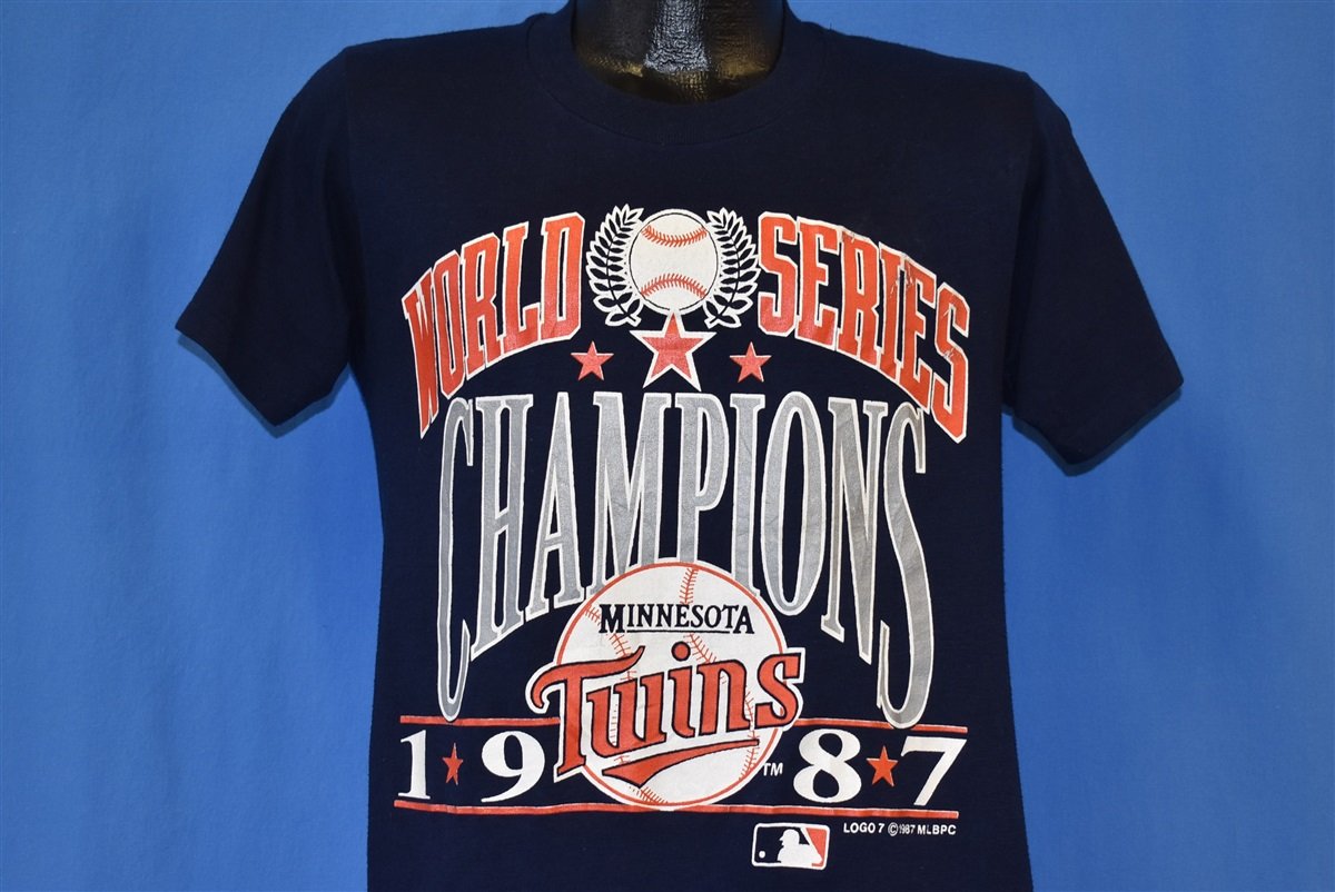 80s Minnesota Twins World Series Champs 1987 t-shirt Small product image 1