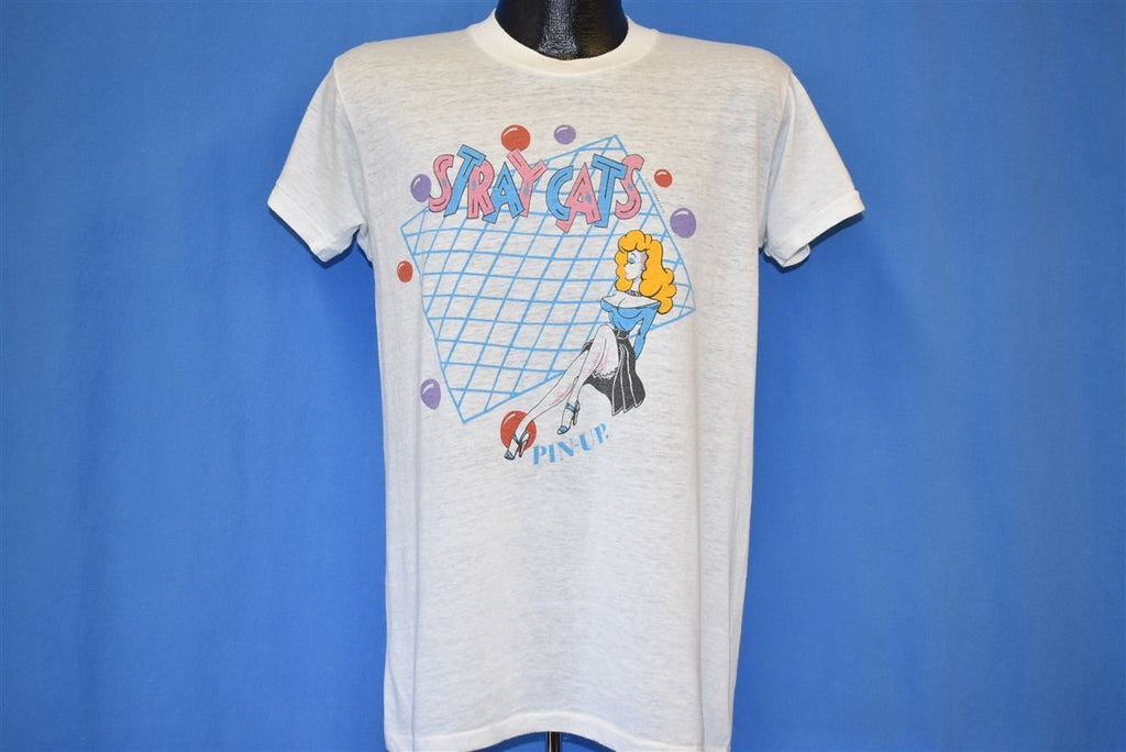 80s Stray Cats Pin Up Girl Rockabilly t-shirt Medium product image 2