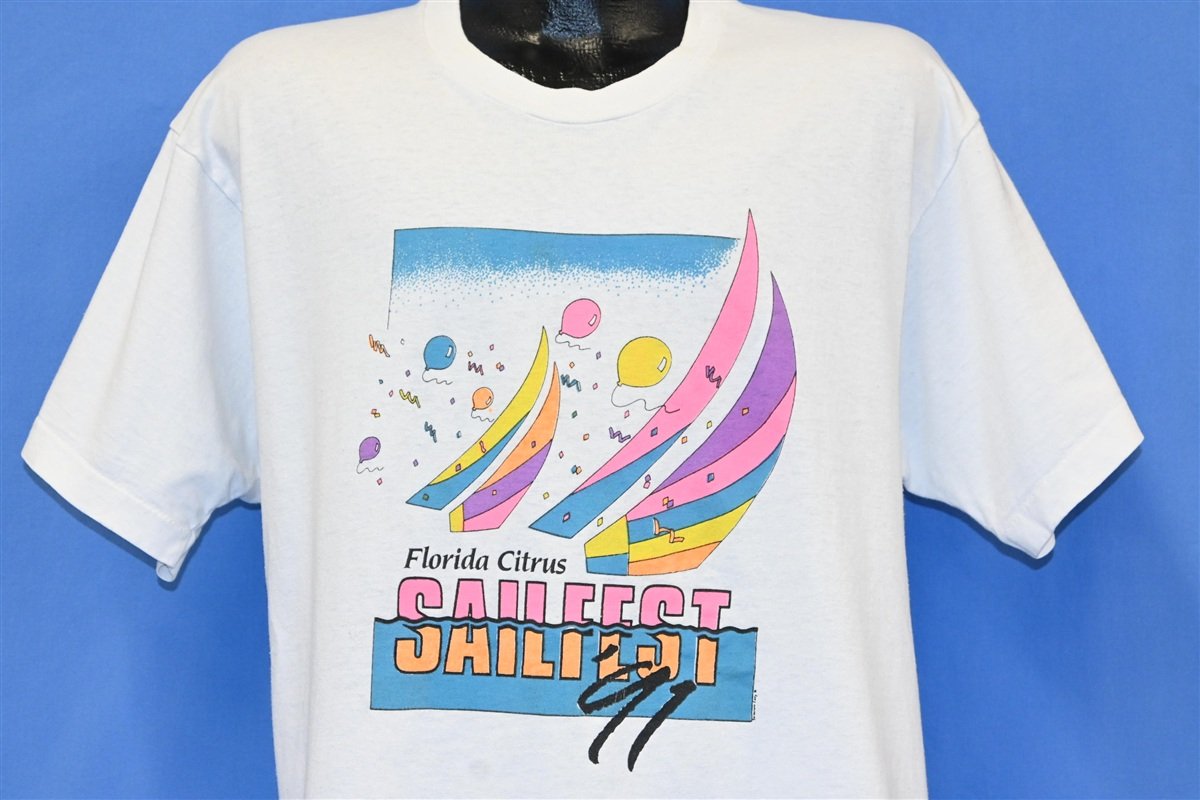 90s Florida Citrus Sailfest '91 Lake Monroe t-shirt Extra product image 1