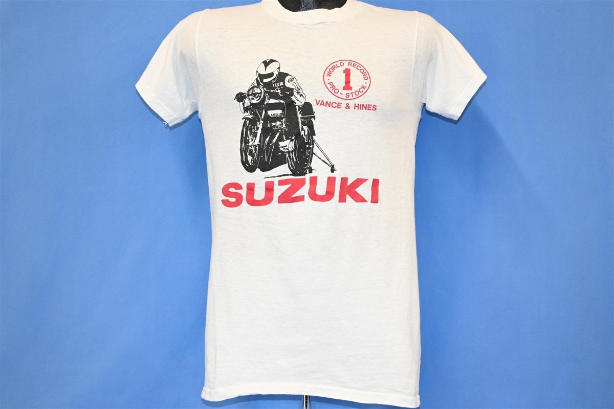 80s Suzuki Vance & Hines Motorcycle Racing t-shirt Small product image 2