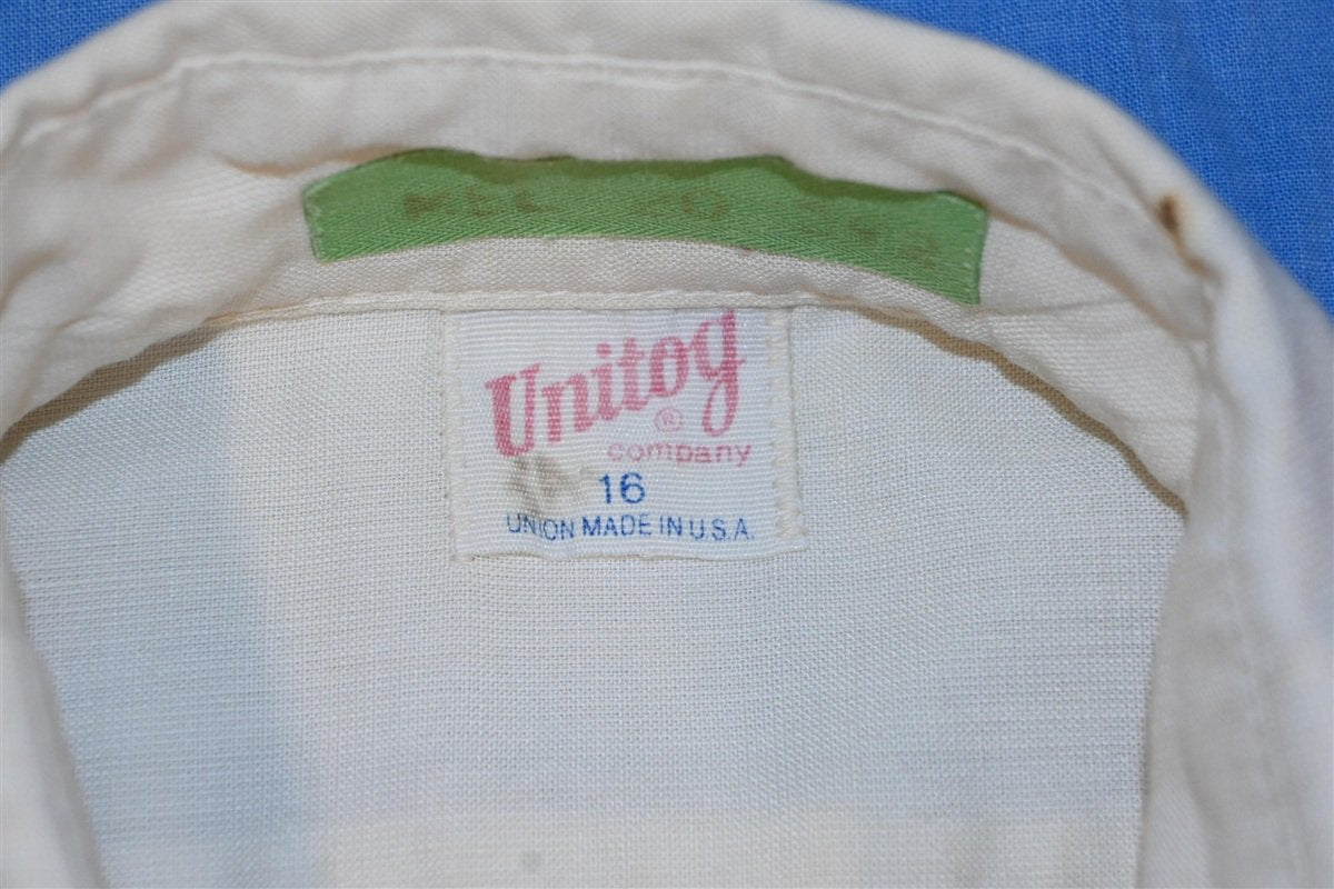 60s Budweiser Beer White Union Made Uniform Shirt Large product image 7