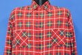 90s JCPenney Red Plaid Flannel Button Down Shirt Extra Large product image 1