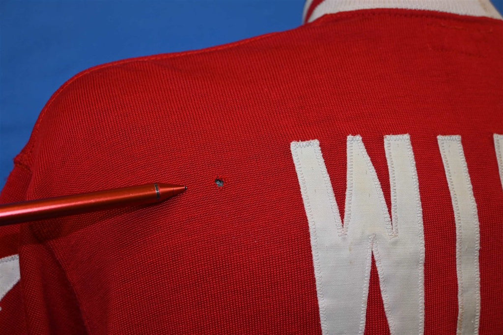 50s Powers #14 Wirt Red Quarter Zip Jersey t-shirt Large product image 5