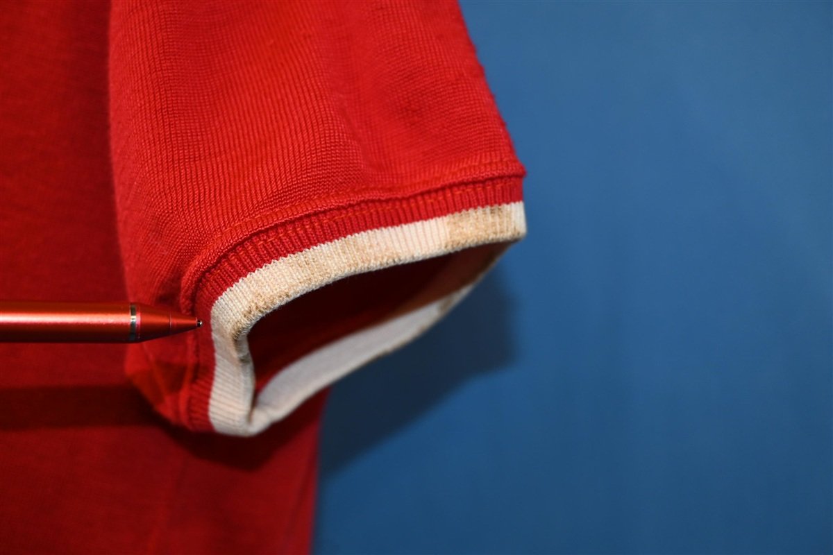 50s Powers #14 Wirt Red Quarter Zip Jersey t-shirt Large product image 6