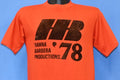 70s Hanna-Barbera Productions '78 Red Flocked t-shirt Medium product image 1