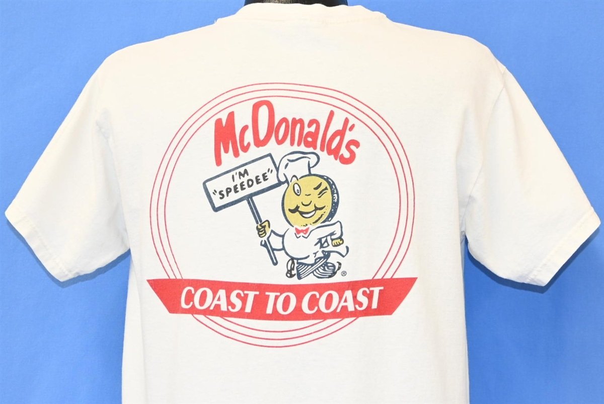 90s McDonald's I'm Speedee Coast to Mascot t-shirt Large product image 1