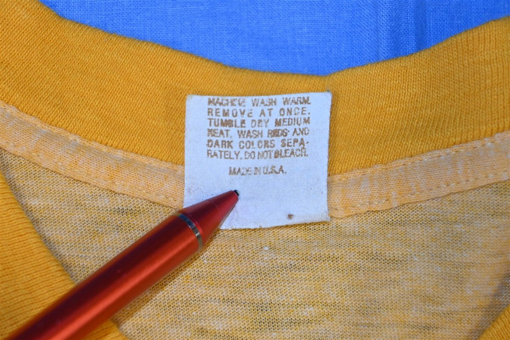 70s US Naval Academy Beat Army Yellow Military t-shirt Small product image 5