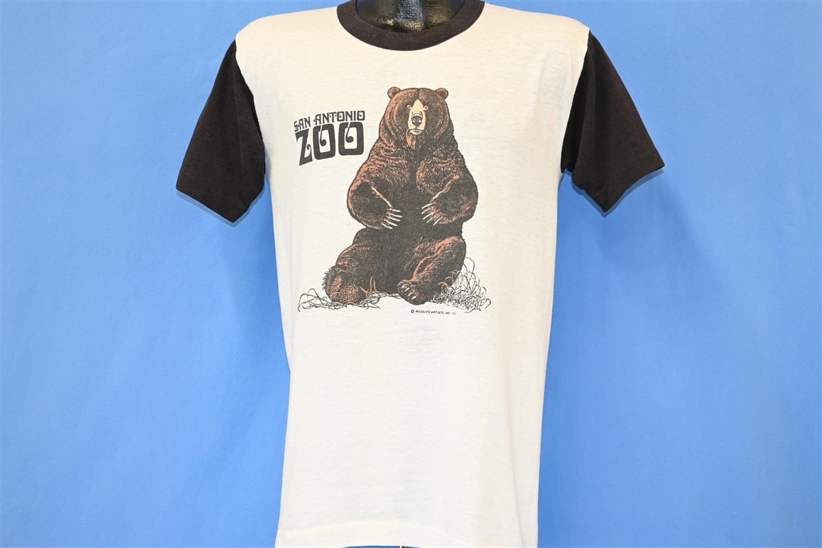 80s San Antonio Zoo Grizzly Bear Animal t-shirt Medium product image 2