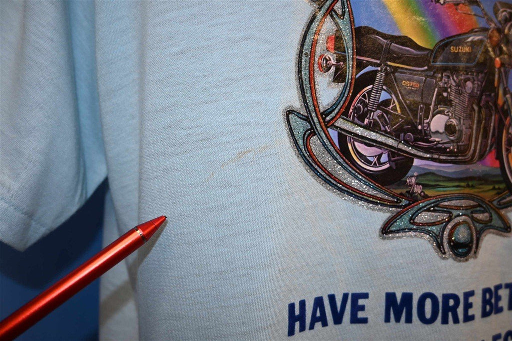 70s Suzuki Motorcycle Riders Have More t-shirt Extra Large product image 5