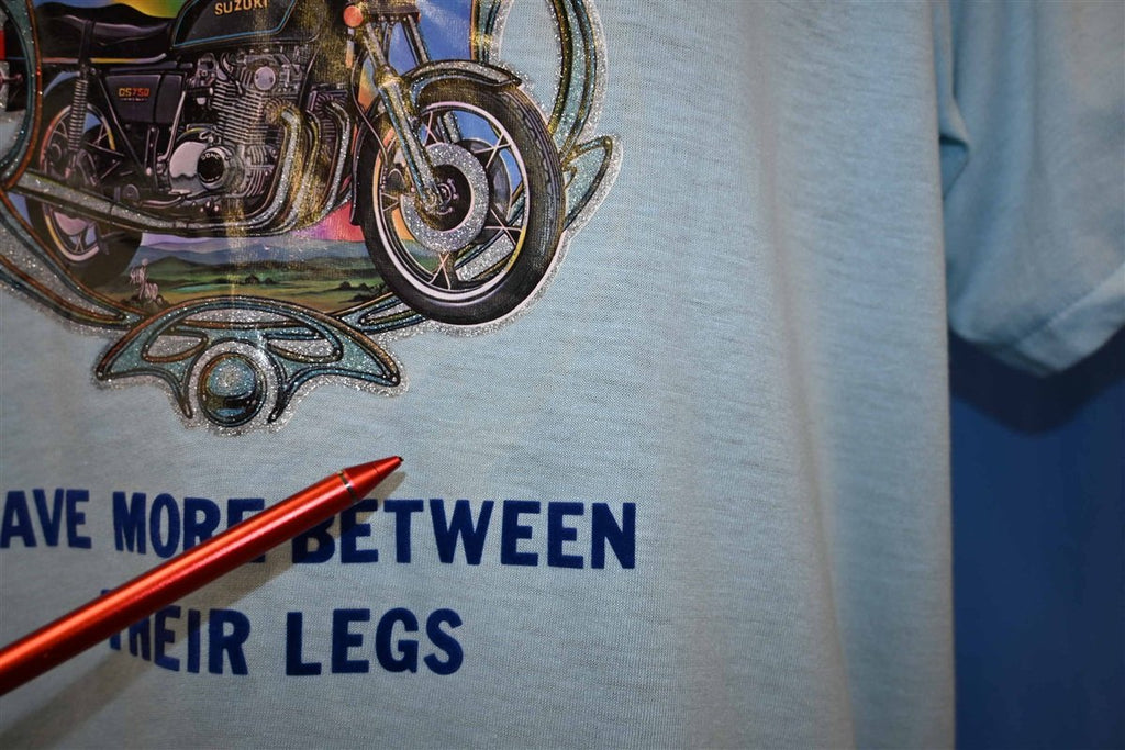 70s Suzuki Motorcycle Riders Have More t-shirt Extra Large product image 6