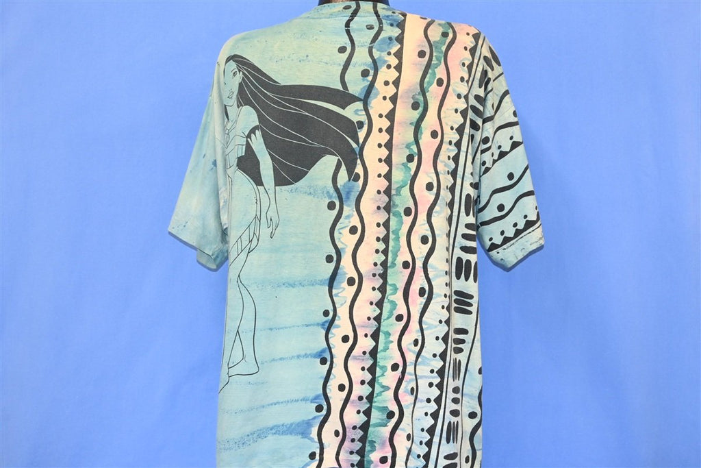 90s Disney Pocahontas All Over Print Tie Dye t-shirt XXL product image 4
