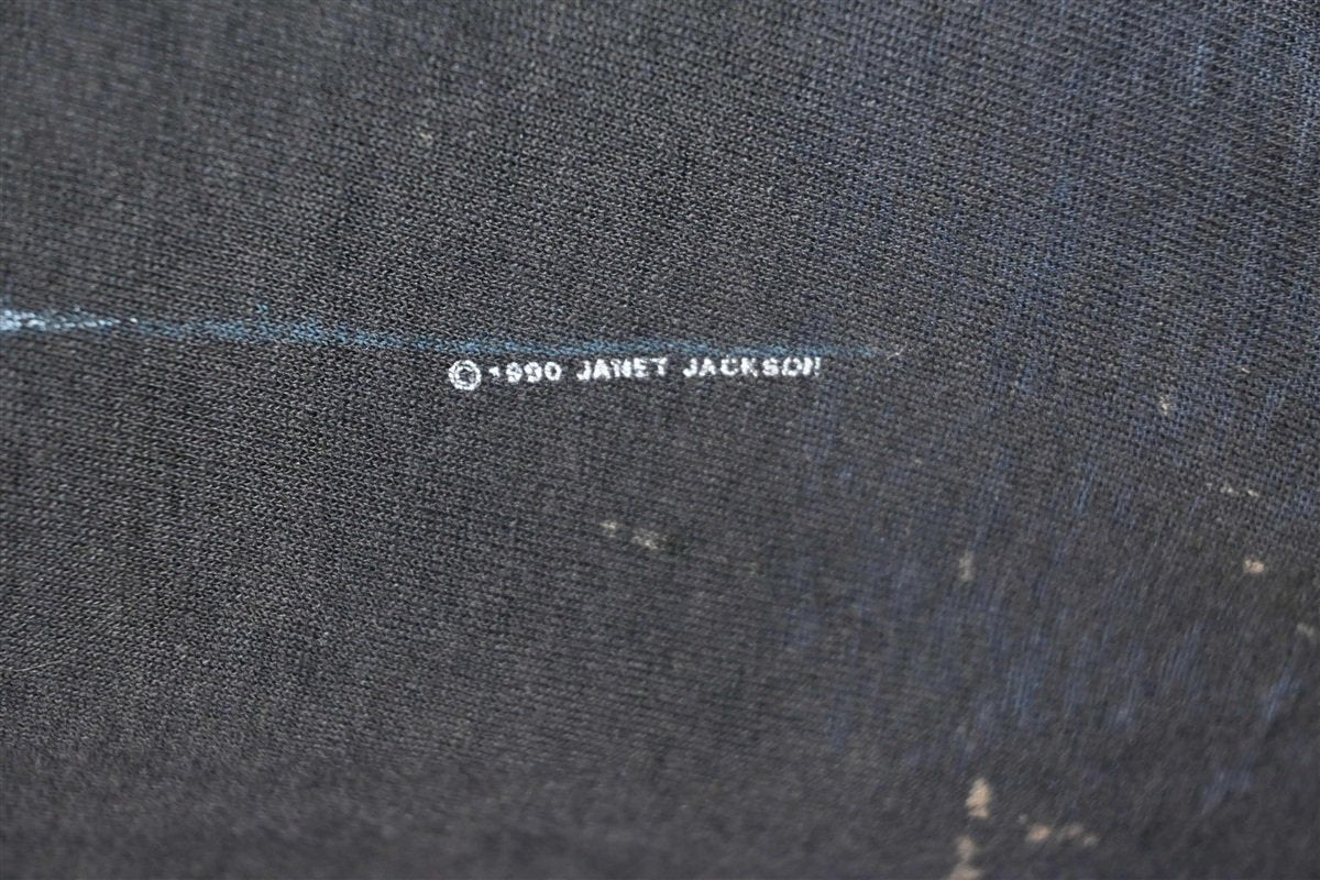 90s Janet Jackson Rhythm Nation Tour 1990 Black t-shirt product image 11