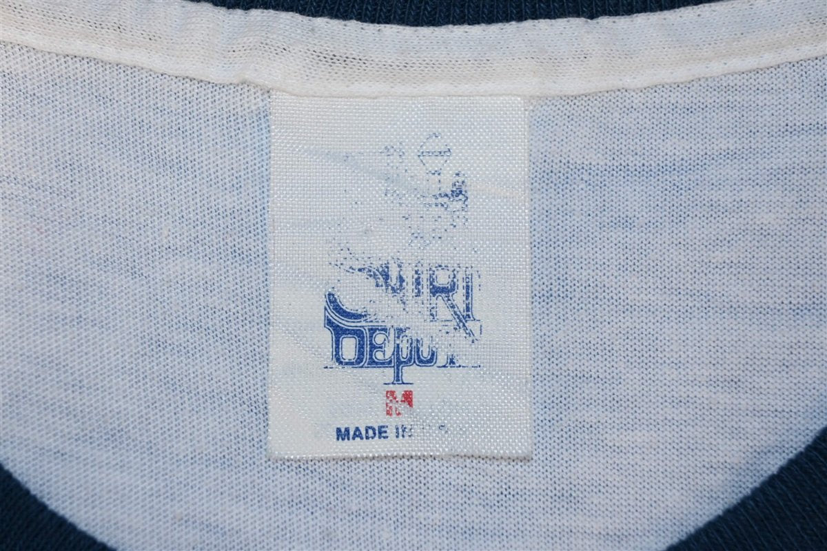 80s Pabst Blue Ribbon Beer PBR Logo Ringer t-shirt Medium product image 4