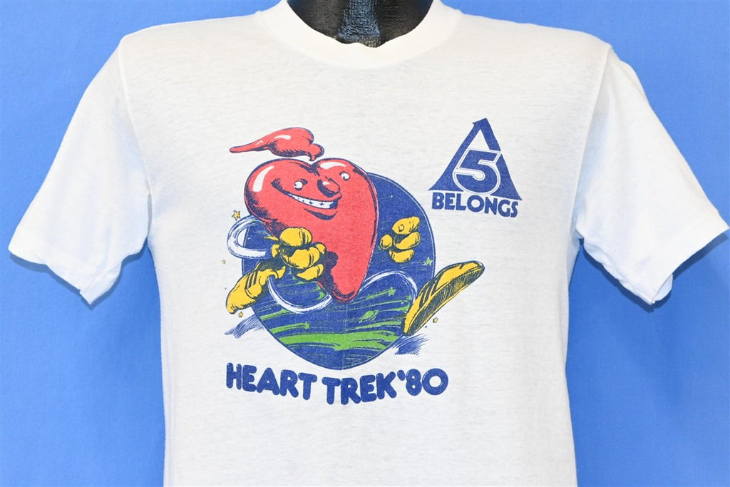 80s Heart Trek '80 Atlanta 5 Belongs WAGA-TV t-shirt Medium product image 1