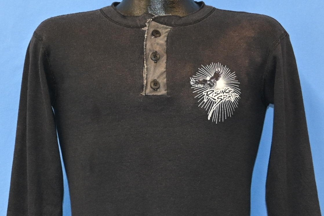 80s Rising Spirit Buffalo Shirts Rib Knit Henley t-shirt product image 2