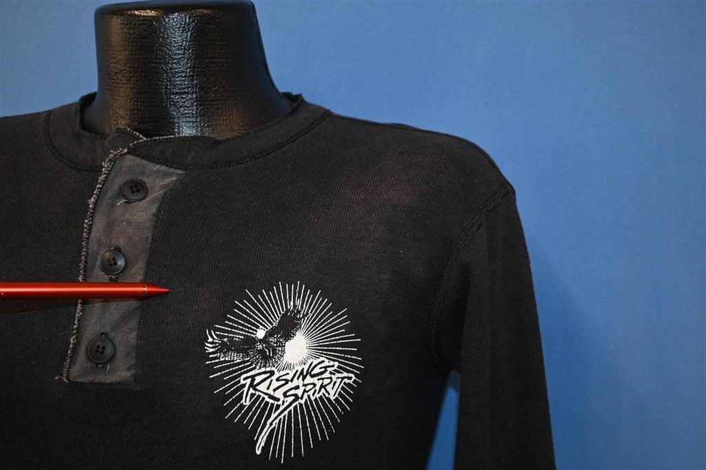 80s Rising Spirit Buffalo Shirts Rib Knit Henley t-shirt product image 4