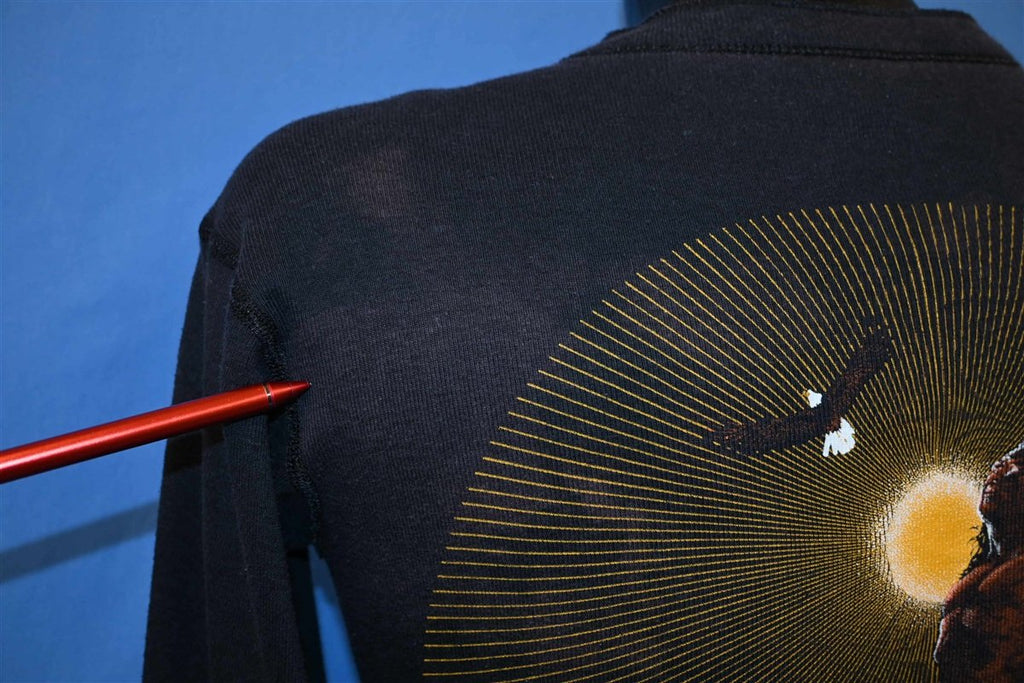 80s Rising Spirit Buffalo Shirts Rib Knit Henley t-shirt product image 5