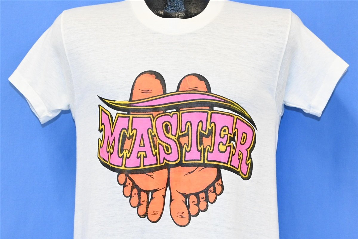 70s Master Neon Feet Iron On White Soft t-shirt Small product image 1
