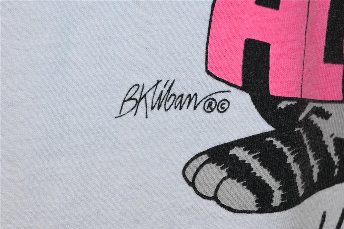 80s B. Kliban Fat Cat Hawaii Aloha Cartoon t-shirt Extra product image 4