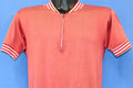 50s Red White Quarter Zip Liss Jersey t-shirt Medium product image 1