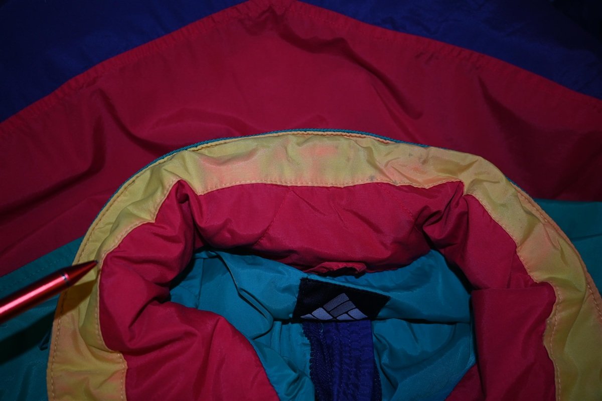 90s Columbia Colorblocked Zip Out Hood Outdoor Jacket Medium product image 8