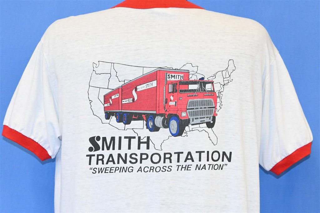 80s Smith Transportation Trucking Ringer t-shirt Extra Large product image 1