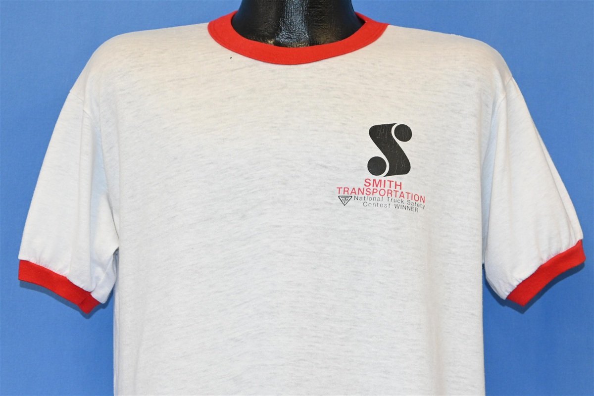80s Smith Transportation Trucking Ringer t-shirt Extra Large product image 2