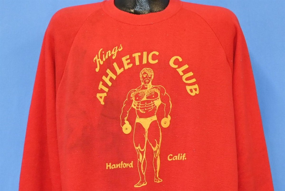 80s Kings Athletic Club California Raglan Sweatshirt Extra product image 1