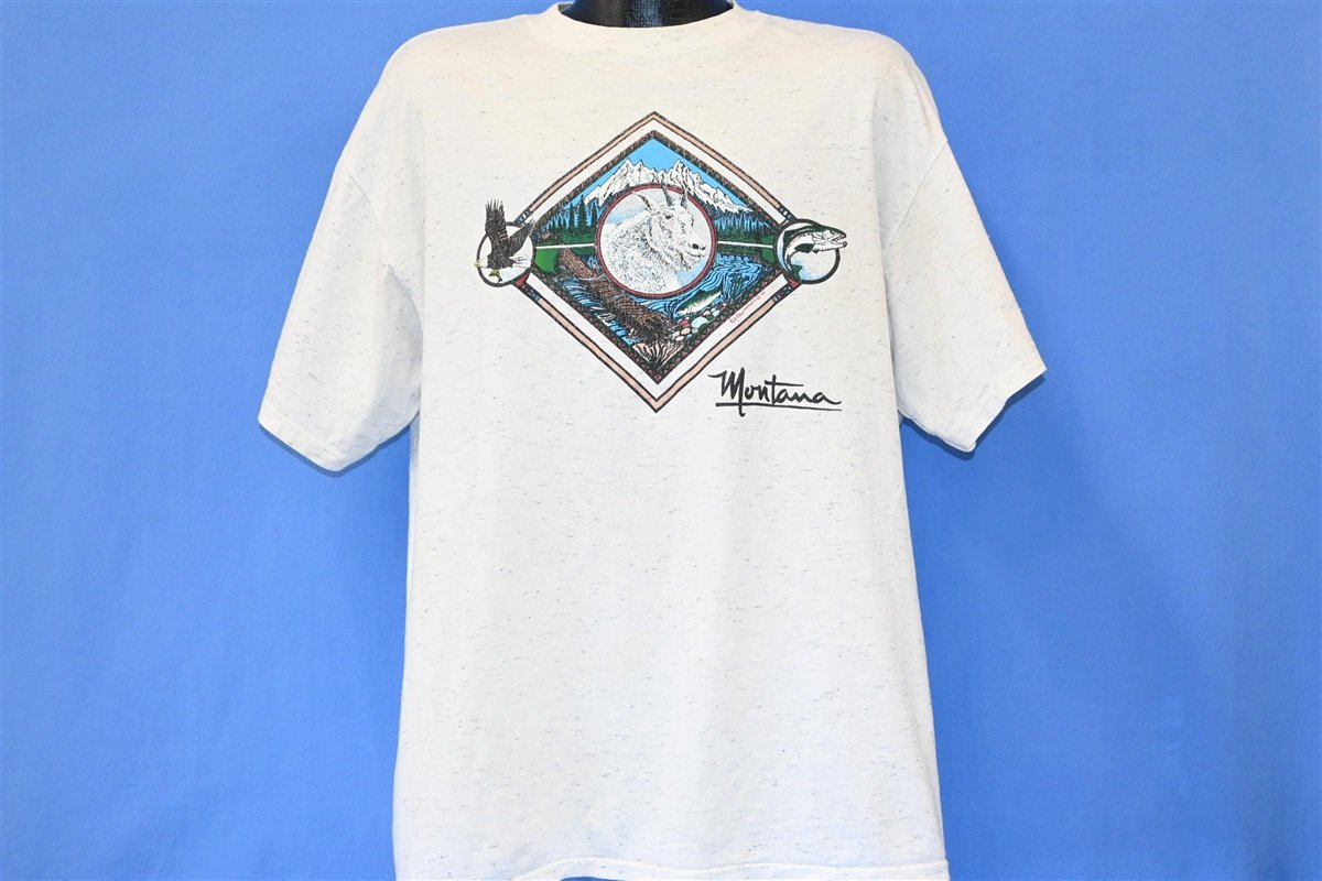 90s Montana Mountain Goat Eagle Fish State t-shirt Extra product image 2