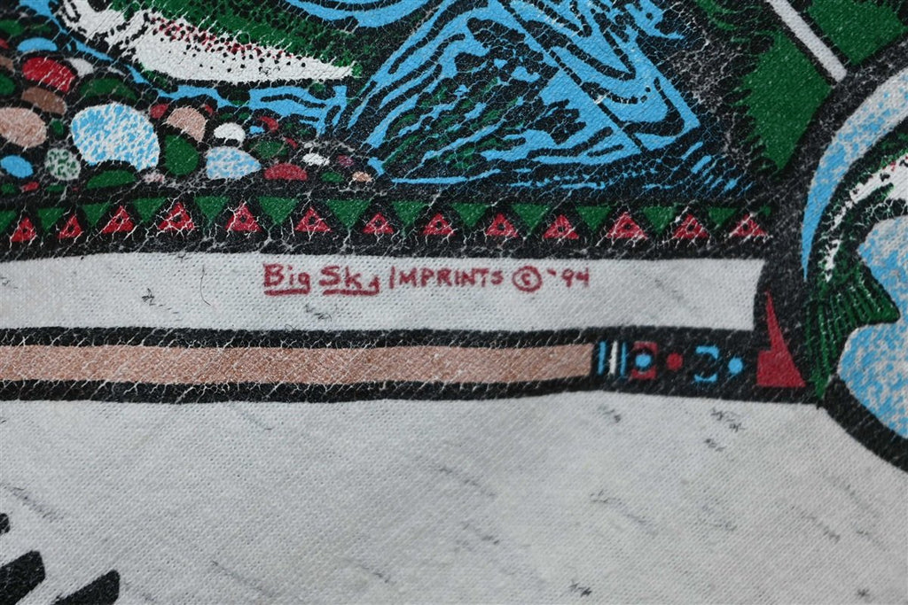 90s Montana Mountain Goat Eagle Fish State t-shirt Extra product image 3
