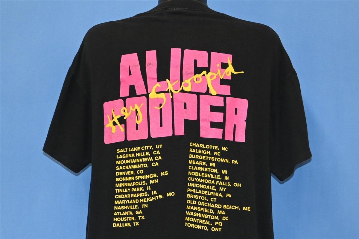 90s Alice Cooper Hey Stoopid Tour 1991 Rock t-shirt Extra product image 4