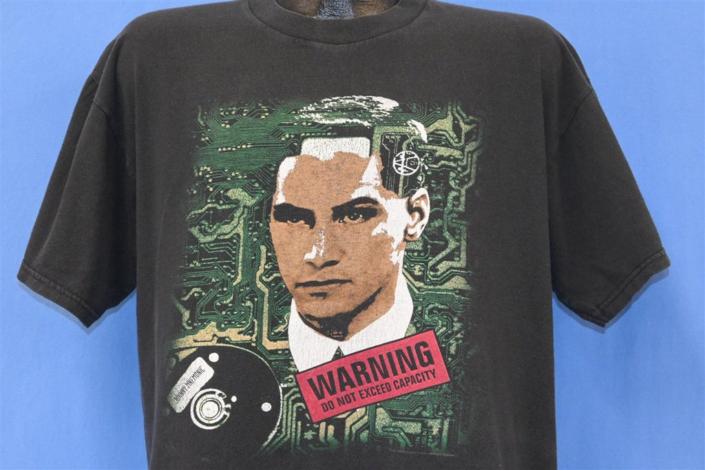 90s Johnny Mnemonic Keanu Reeves Cyberpunk t-shirt Large product image 1
