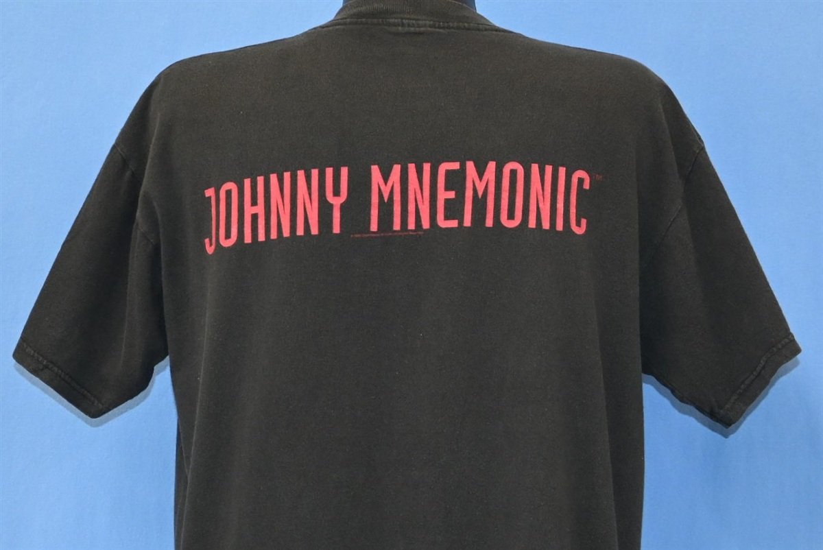 90s Johnny Mnemonic Keanu Reeves Cyberpunk t-shirt Large product image 4